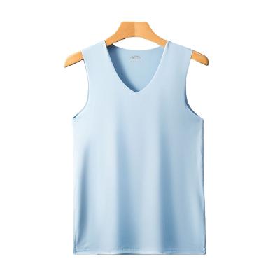 China Customized QUICK DRY Quick Dry Breathable Vest Design Mens Tank Top Men's Running Polyester for sale