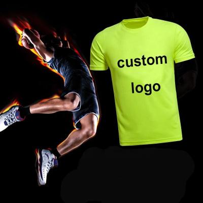 China Anti-wrinkle free samples dtg t-shirt printing custom heavy t-shirt men's t-shirts blank t-shirt no tag for sale