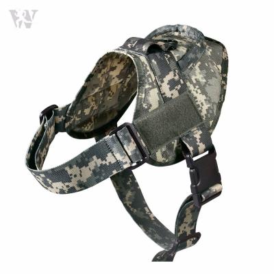 China Viable Wholesale Manufacturers Custom Molle Dog Harness Invest Service Military Tactical Dog Hunting Vest for sale