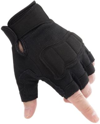 China Multicolor Men's Fitness Running Half Finger Gym Motorcycle Cycling Fingerless Shooting Retraining Tactical Gloves Anti-skid for sale