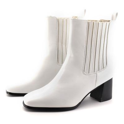 China Hot Selling Women's Anti-slippery Shoes Square Toe Women's Ankle Boots Women's Ankle Boots Fashion Boots for sale