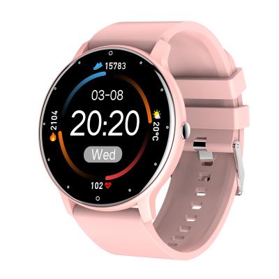 China ZL02 smart round touch screen touch screen reloj watch fitness tracker waterproof bracelet with blood pressure smartwatch for sale