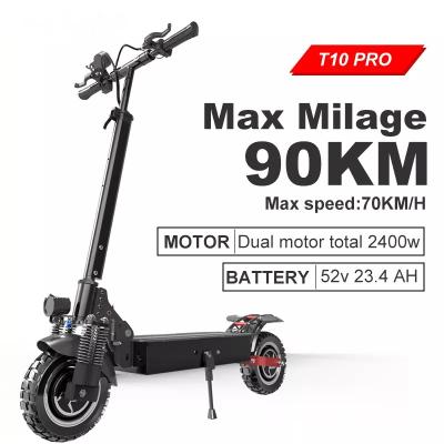 China Deluxe For Adult Fast Kick 2000w 1000w Eu Warehouse With Dual Seat Motor Off Road Mobility Parts Powerful Adult Electric Scooter for sale