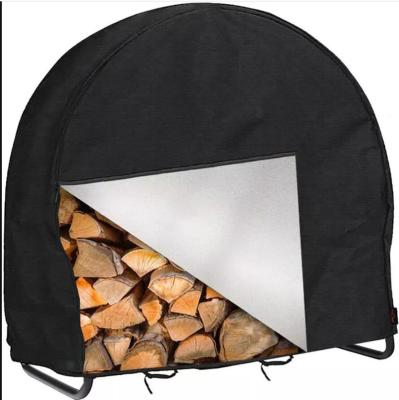 China Anti-uv/Rainproof/Dustproof Waterproof Windproof Heavy Duty Oxford 600d Fabric Outdoor Round Firewood Log Rack Cover for sale