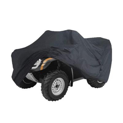 China Anti-uv/Rainproof/Dustproof custom logo dustproof 190T Oxford cloth atv cover waterproof Black atv cover resistance Uv protection for sale