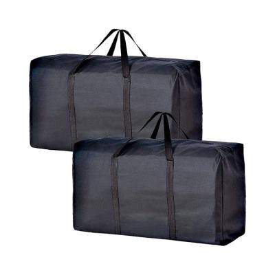 China Sustainable custom size Foldable 600d patio cushion bag extra large outdoor cushion storage bags hanging outdoor storage bag for sale