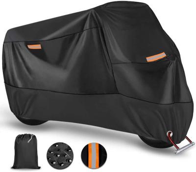 China Anti-uv/Rainproof/Dustproof 210D Top waterproof motorcycle set cover anti water dust UV fire factory sale Motorcycle cover for sale