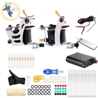 China Full Set FEL Full Coil Tattoo Gun Machine Parts Professional Tattoo Kits for sale