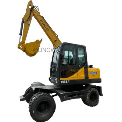 China Good used excavator Original Chinese small used wheel excavator 6 ton excavator hot sale 0.3mÂ³ for sale