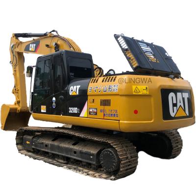 China High performance used excavator CAT320D2 cat323 cat326 caterpillar 20Ton second-hand digger hydraulic crawler excavator 1mÂ³ for sale