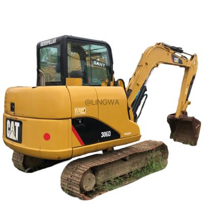 China Hot sale small second-hand machinery Caterpillar CAT306D cat307 hydraulic crawler excavator 6Ton 0.3mÂ³ for sale