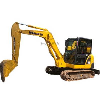 China Hot sell popular product Komatsu pc56-7  japan used  mini excavator 5 ton with good condition cheap for sale 0.22mÂ³ for sale