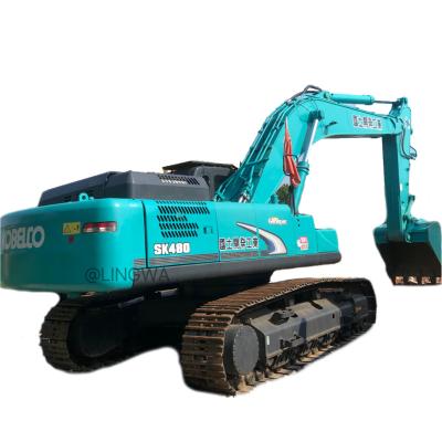 China Used huge hydraulic crawler excavator high performance Kobelco480 SK480LC-8 sold at a low price 2.3mÂ³ for sale