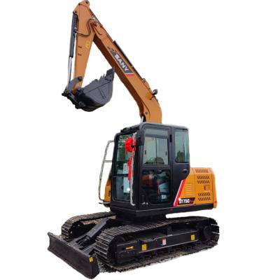 China 2021 year Low Fuel Consumption Mini Second-Hand/ Sany SY75C Pro /7ton Used Mini Excavator/ Hot sale/SY 75 135  215 335 365 0.32mÂ³ for sale