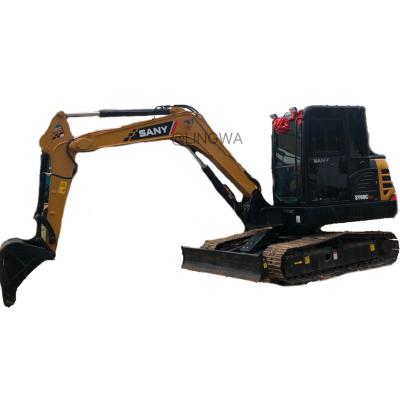 China Wonderful products Hot sale Famous Chinese Brand SANY Used SY60C Mini Excavator 6Ton SY75C 7Ton SY55 hydraulic crawler digger 0.25mÂ³ for sale