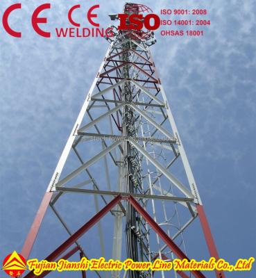 China Triangular Telecom Tower / Square Telecom Tower Telecom Tower for sale