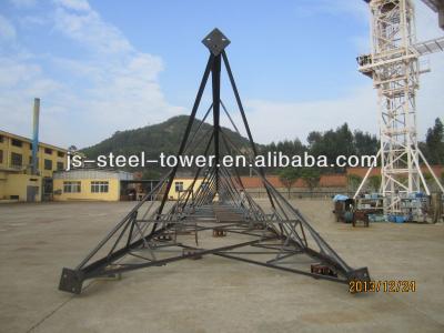 China Lattice three legged 60 degree angle steel telecom tower 60 degree angle steel telecom tower for sale