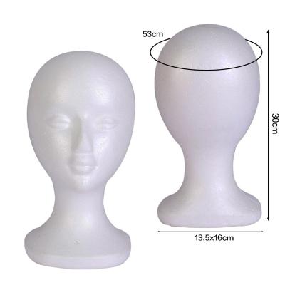 China Other Styrofoam Mannequin Head Wig Hair Mannequin Male Model Heads Mannequin Head Foam for sale