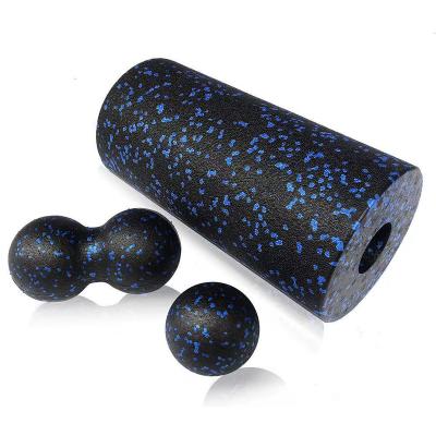 China Core Muscle Relax PPE Yoga Foam Roller Set 3 Pcs Back Roller Set For Deep Tissue Massage Muscle Roller For Fitness Yoga Back And Spine Set for sale