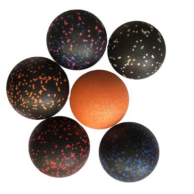 China Custom Logo Size PPE Body Exercise Foam Ball Single Massage Ball Set Double Lacrosse Massage Ball 12x24cm for sale