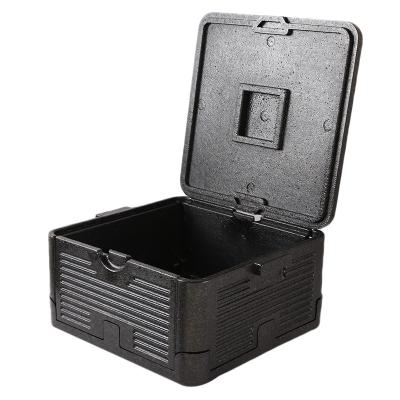 China Foldable Waterproof Styrofoam EPP Foam Cooler Box Faltbar Folpable Thermobox Insulated Box Iceless Lightweight Thermal Cold Chest for sale