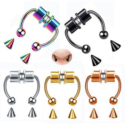 China Custom body rock 316l stainless steel hip hop piercing jewelry hot environmental friendly gold gold wholesale for sale