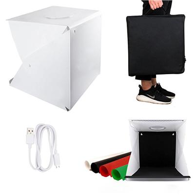 China Foldable Professional Photo Studio 40cm LED Portable Mini Photo Studio Light Box Foldable Professional Kit for Mobile or Camera Shooting for sale