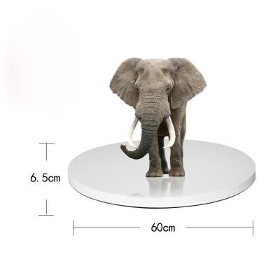 China ABS+MDF 35cm/45cm/60cm Size Large Heavy Load Electric Turntable Display Stand for Mannequin Head and Shoe Display for sale