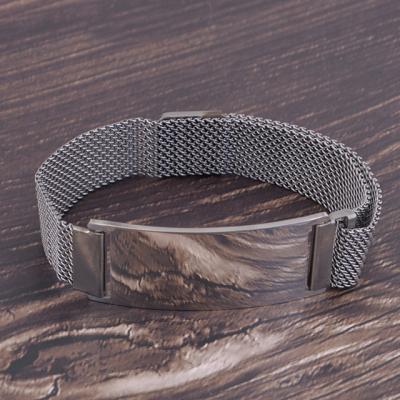 China Wholesale FASHIONABLE Stainless Steel Bangle Bracelet Men's Bracelet With Custom Men's Adjustable Bracelet for sale