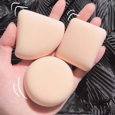 China 3PCS Eco-friendly Sponge Puff Set Super Soft Natural Professional Makeup Tool Puff Powder Face Body Air Blow Dry Wet Dual Use Cushion for sale