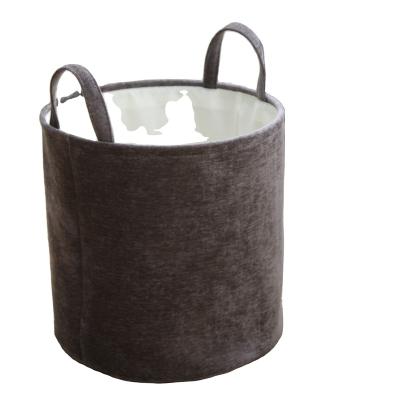 China Sustainable Cotton Rope Trash Can With Handle Storage Baskets for sale