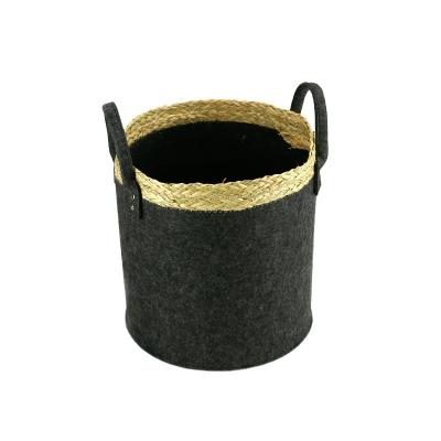 China High quality ; Environmental Friendly Materials Household Toys Clothes Organizer Custom Felt Hamper Basket for sale