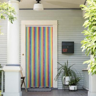 China COLORFUL DOOR CURTAIN insulated HOME DECOR TEXTILE for sale