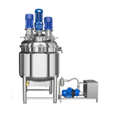 China Multifunction Liquid Bleach Shampoo Making Machine Homogenizer Mixing With Heating Tank for sale