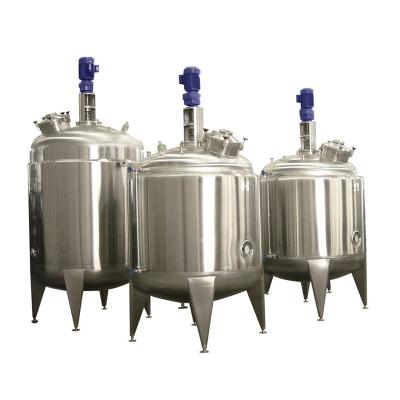 China Multifunctional Liquid Soap Stainless Steel Jacket Mobile Vessel Mixing Tank for sale