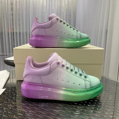 China 2022 Fashion Trend Wholesale Top Quality Original Men and Women's Unique Thick Crystal Diamond Mc Queen Sneaker Rhinestone Shoes for sale