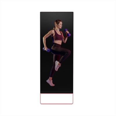 China Multifunctional Smart Interactive Touch Screen Digital Fitness Mirror All-in-one Magic Display Workout for sale