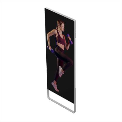 China Workout Display Home Workout Touch Screen Touch Screen LCD Signage Digital Gym Fitness Mirror Interactive Touch Kiosk for sale