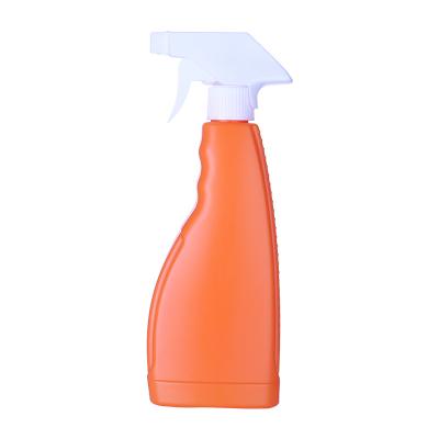 China White BEAUTY PACKAGING 500ml Spray Bottle Plastic Bottle Oranges Oil Remover Spray Bottle Cosmetic Packing Empty Fine Mist HDPE Trigger Spray Gun for sale