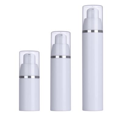 China BEAUTY PACKAGING 15ml 30ml 50ml mini lotion Pump skin care cosmetic container BEAUTY makeup packaging bottle PP white airless plastic Bottle for sale