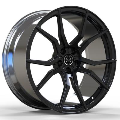 China Custom Forged Monoblock Aluminum Alloy Rims Polished Barrel19 20 5x100 For Toyota Corolla for sale