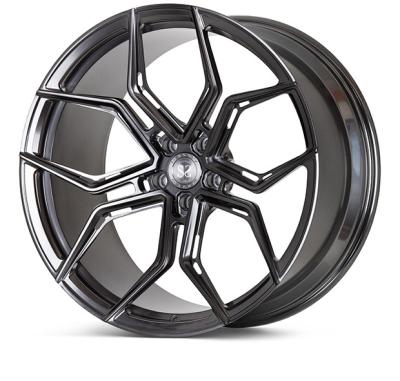 China A cara preta de prata Audi Forged Wheels Polish Aluminum Scissor a forma 22x9.5 à venda