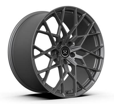 Chine Matte Black Rims forgé par Monoblock 22inch 22x10.5 22x11.5 a chancelé les roues faites sur commande de Porsche Cayenne à vendre