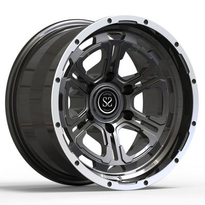 China Metal Custom Forged Aluminum Alloy Wheels NISSAN PATROL Matt Gun 18x8 6-114.3 for sale