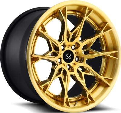 China 18 inch 2pc gesmeed legeringswielen 5x100 5x105 5x112 5x120 Voor Porsche Macan Custom Rims Te koop