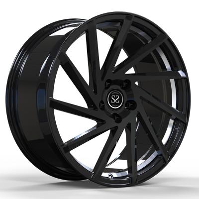 China 9x19 And 10x19 Gloss Black Rims Customized Gloss Black For Bmw M3 for sale