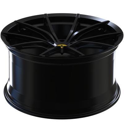 China Rimes forjadas personalizadas Brilhante Preto 20x8.5 5x112 1-PC Para Volkswagen Viloran à venda