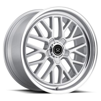 China silver aluminium alloy 1 piece forged wheel via jwl standard for car for sale