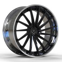 China Audi Rs6 5 X 112 Velgen 6061-T6 Aluminium 20 Inch 2 Stuk Polish Velgen Polish Barrel + Black Disc Te koop