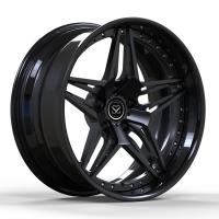 China La PC negra de Chevy Nova 2 de la aleación forjó 18inch escalonado las ruedas 19inch 18x8 19x9 en venta